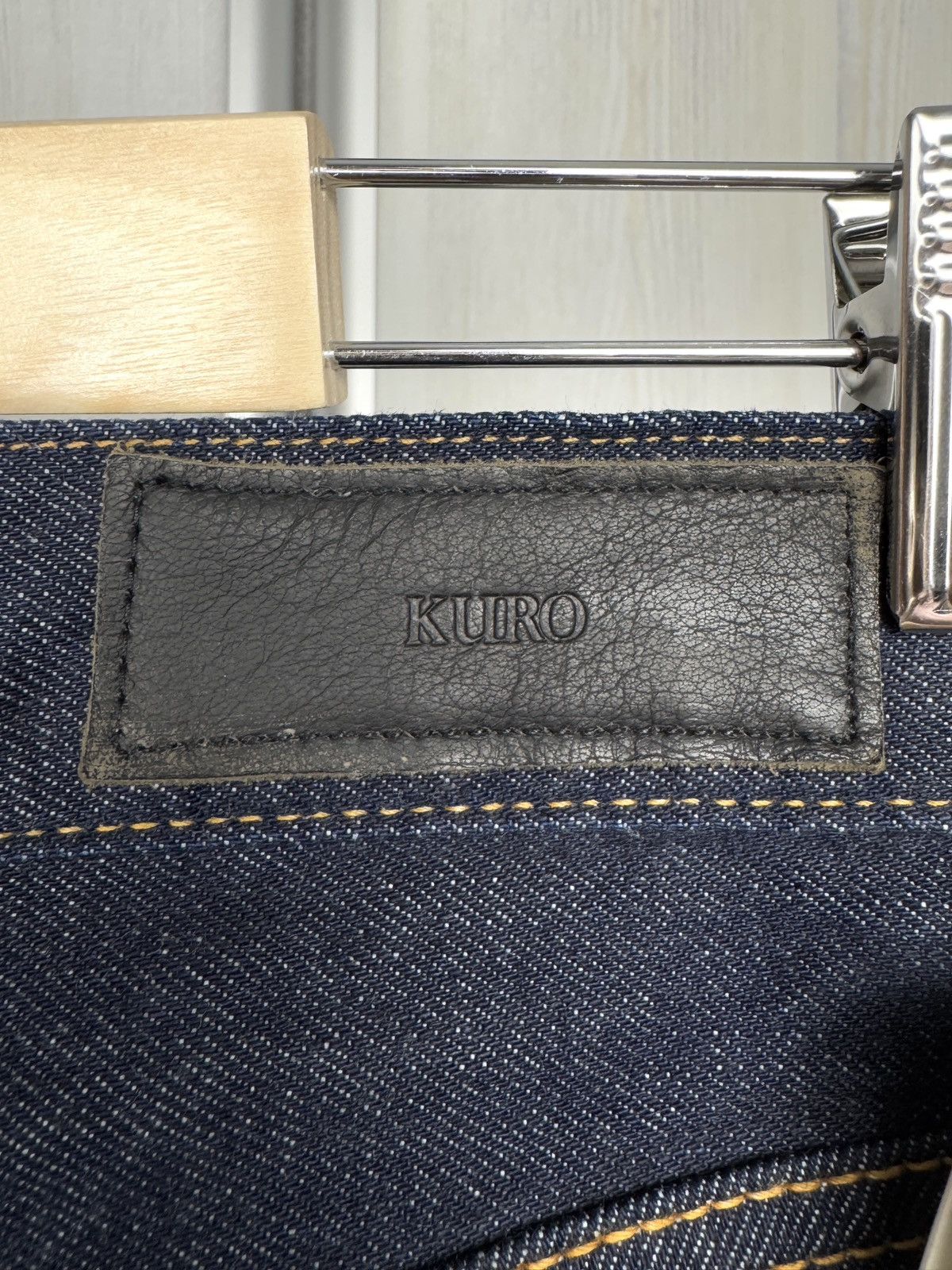 KURO KURO dempsey wide tapered ankle length indigo one wash jeans Size US 30 / EU 46 - 12 Thumbnail