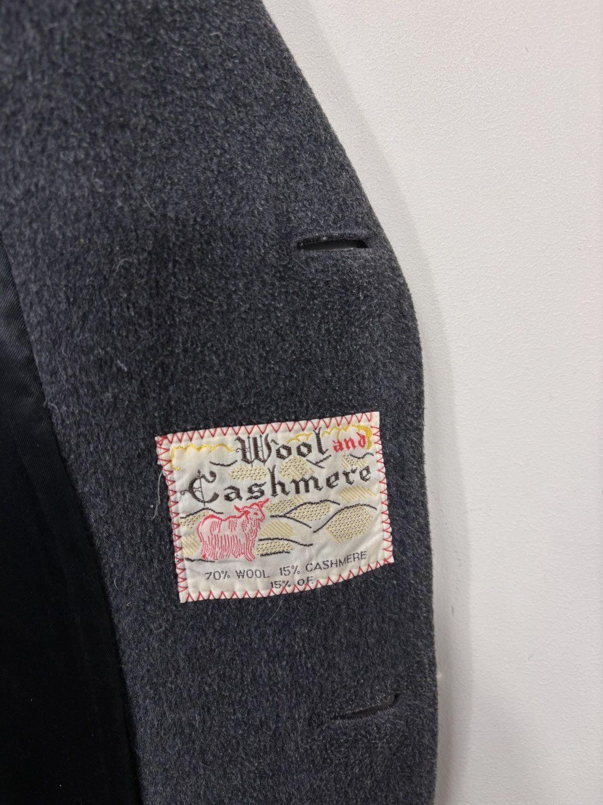 Other Hammersley Vintage Men’s Tailored Grey Wool Cashmere Coat Size US M / EU 48-50 / 2 - 11 Thumbnail