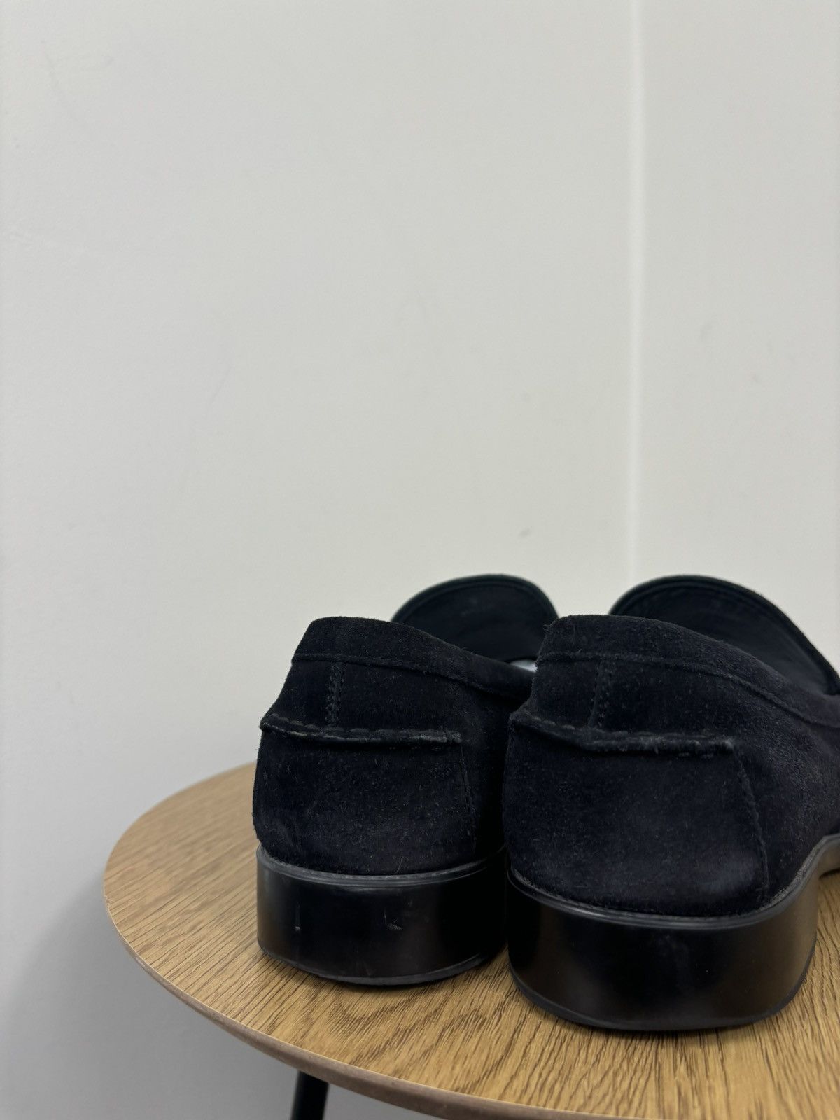 Tod's Tod’s Men’s Deep Black Luxury Suede Penny Loafers Shoes Size US 9 / EU 42 - 12 Thumbnail