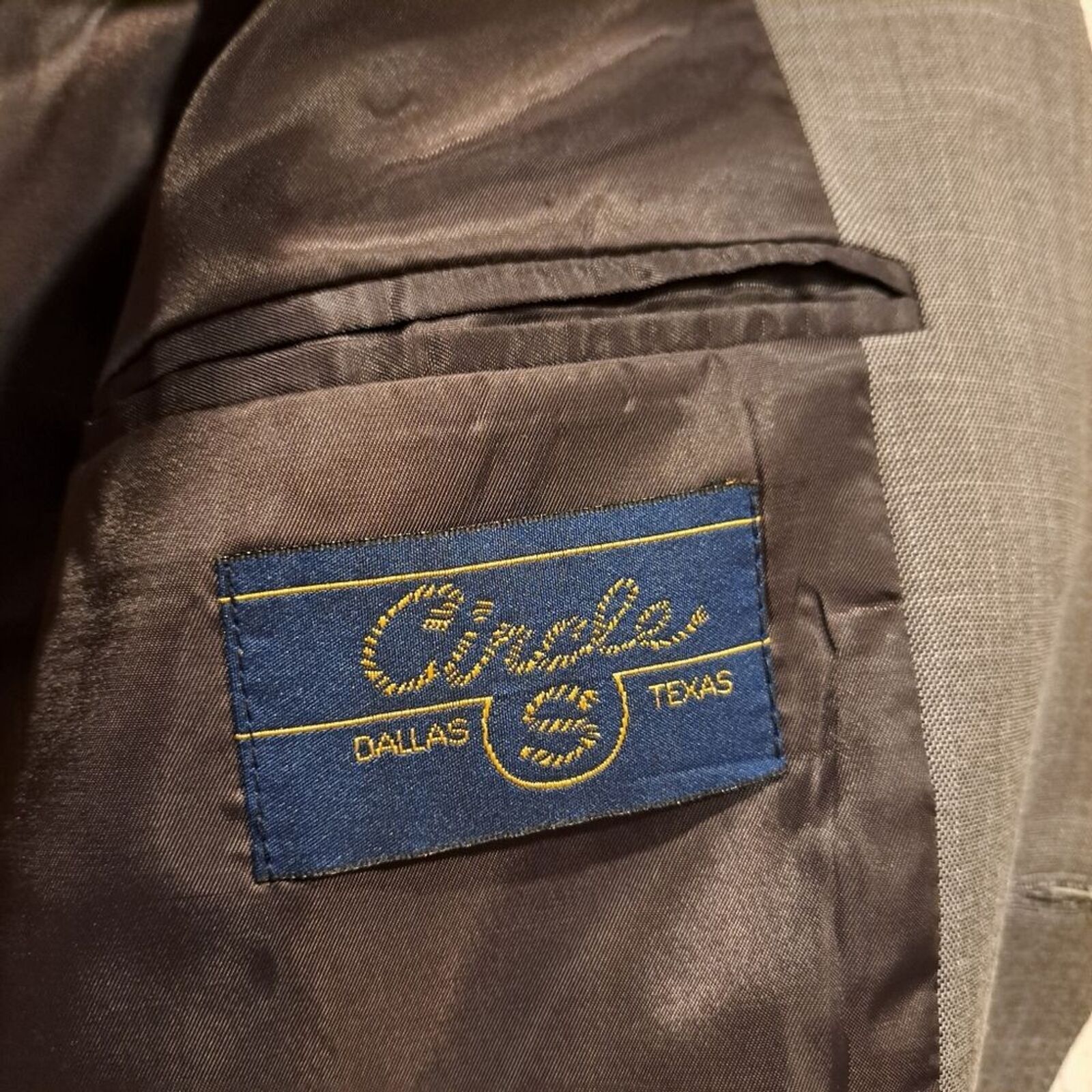 Other Circle S Dallas Made in USA men's sport coat Lubbock gray M Size 38R - 11 Thumbnail