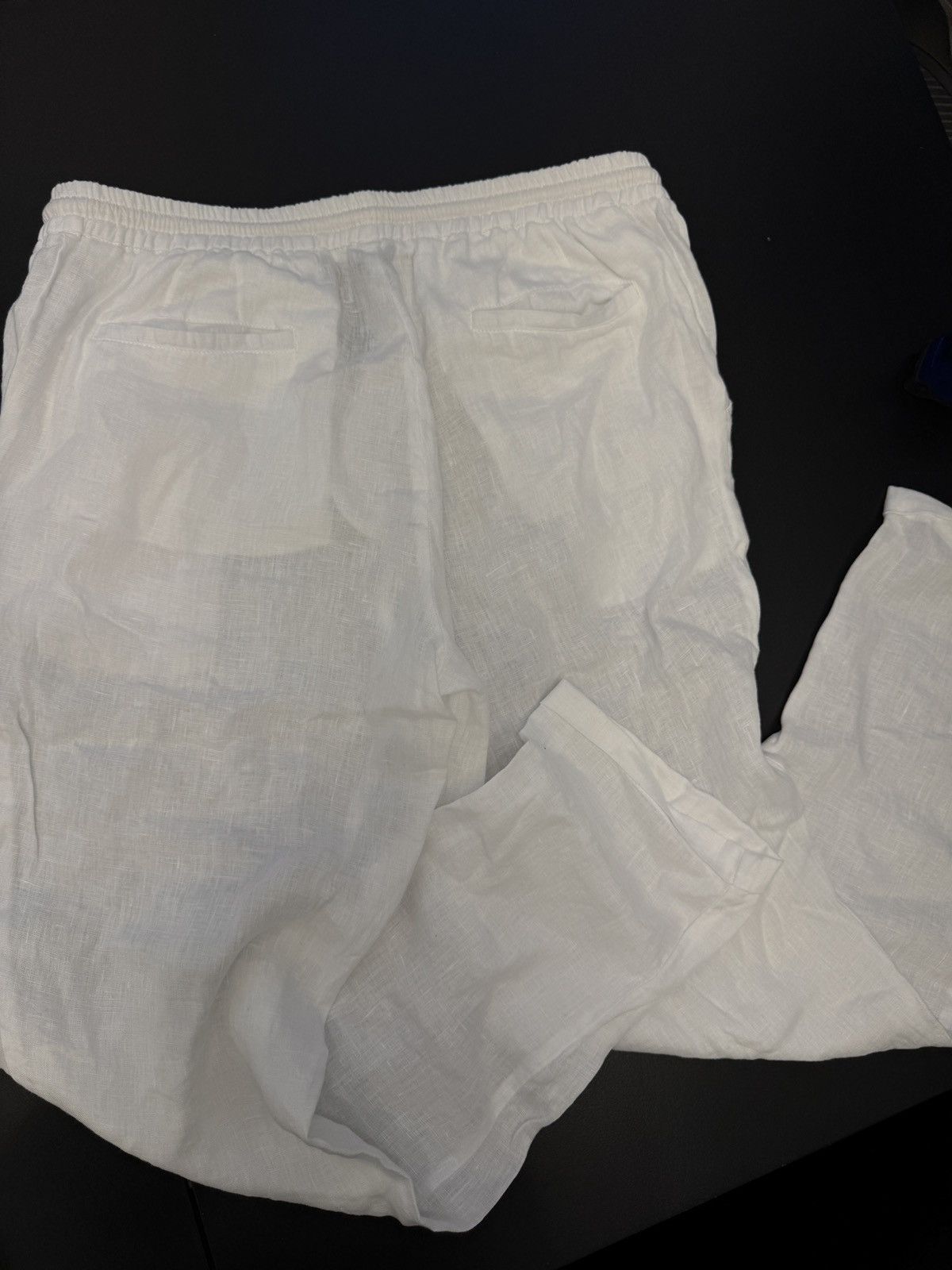 Alpha Studio Pure Linen Pull-On Pants Size US 34 / EU 50 - 3 Thumbnail