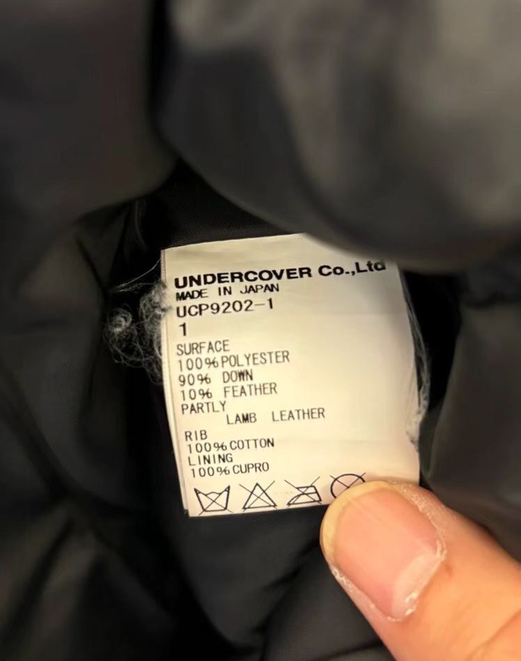 Undercover The Undercover Leather Sleeve Down Jacket 2411-Nextarrow Size US M / EU 48-50 / 2 - 9 Thumbnail