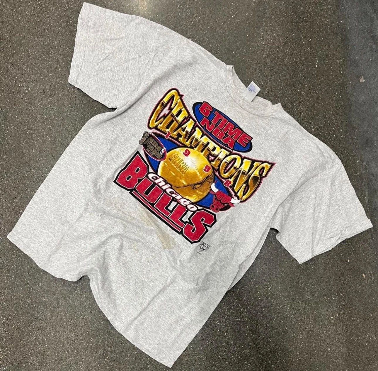 NBA 1998 chicago bulls nba champions tee vintage size xxl Size US XXL / EU 58 / 5 - 2 Thumbnail