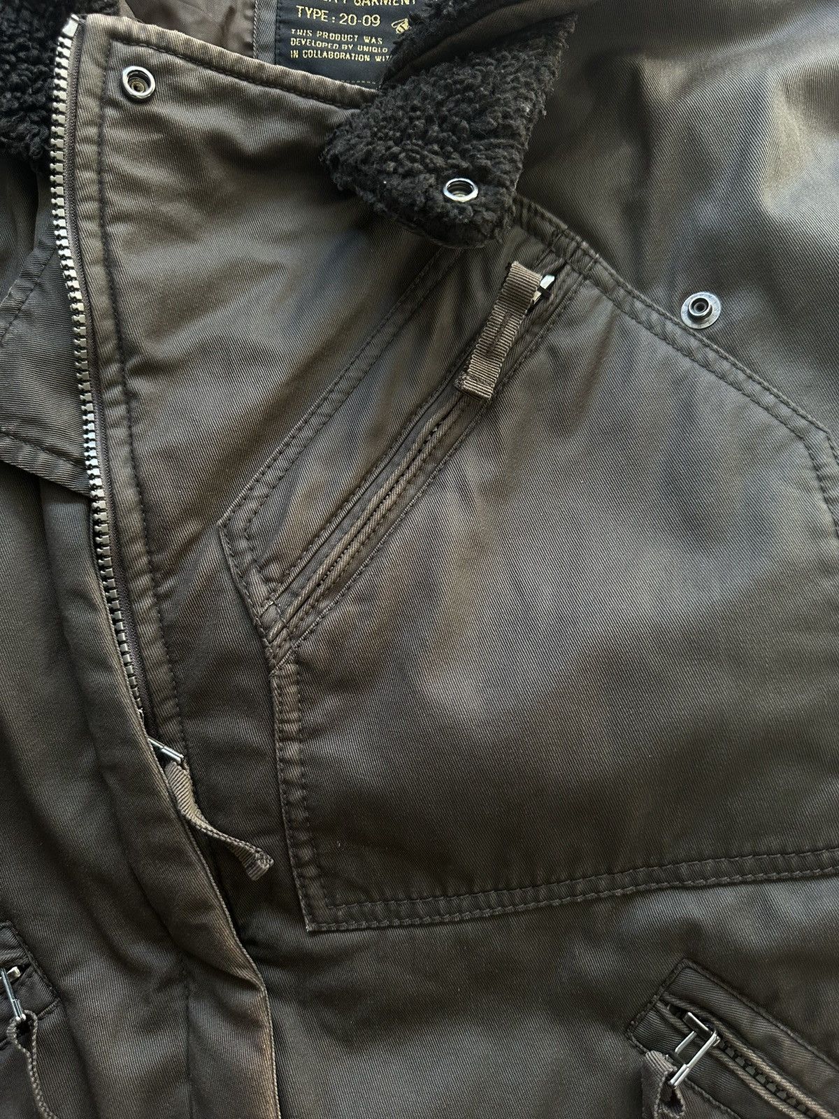 Kiminori Morishita 🔥Rare🔥 AW09/10 Uniqlo by KM flight Jacket Size US M / EU 48-50 / 2 - 17 Thumbnail