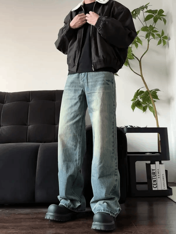 Jean Kawashima x Nana Blue Washed Straight Jeans Size US 30 / EU 46 - 7 Thumbnail
