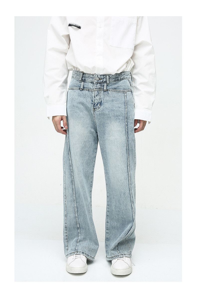 Japanese Brand × Jean Vintage street style casual distressed washed jeans Size US 32 / EU 48 - 1 Thumbnail