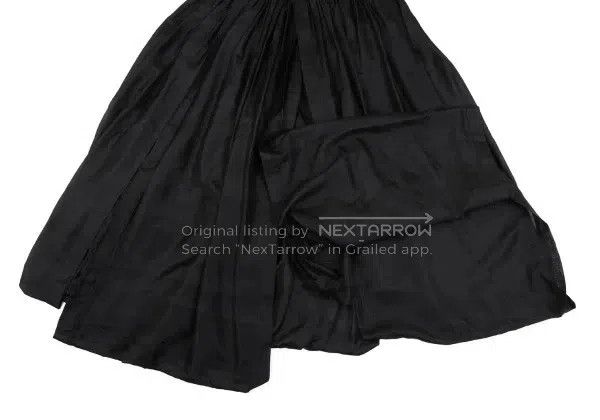 Comme des Garcons Comme Des Garcons size M Black Vintage Design Flare Culott Size 23" - 8 Thumbnail