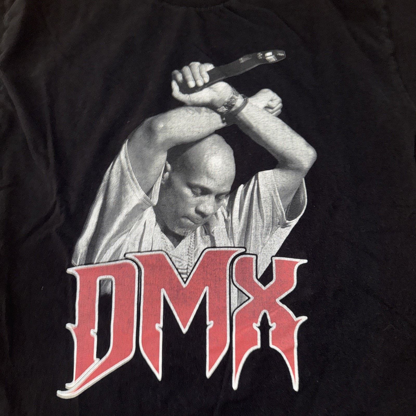 Band Tees DMX Rap T-Shirt Black Large 20x26 Hip-Hop 90s Y2K Size US L / EU 52-54 / 3 - 2 Thumbnail