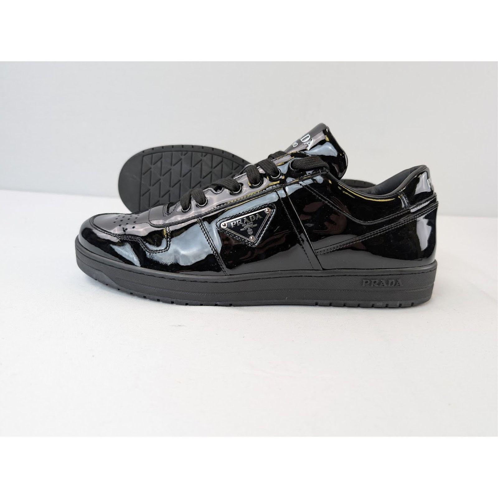 Prada o1rshd1 Calzature Uomo Low-Top Sneakers in Nero Size US 9 / EU 42 - 15 Thumbnail
