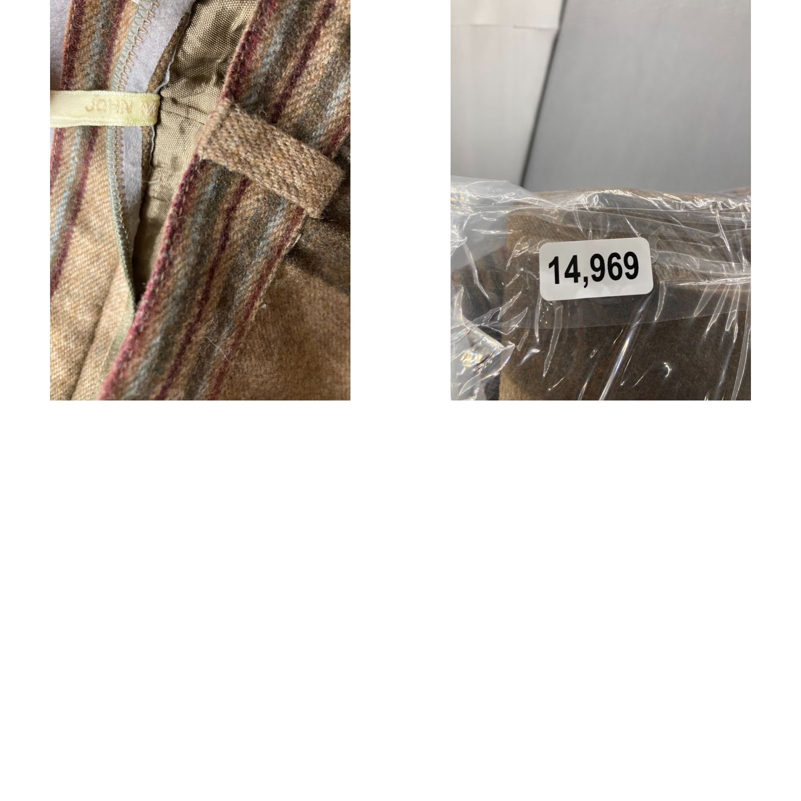 Vintage VINTAGE John Meyer Skirt Womens 8 Striped Wool Blend Midi Wool Polyester Brown Striped 90s Style Pleated Midi Womens 8 Grey Brown Womens Size 30" / US 8 / IT 44 - 8 Thumbnail