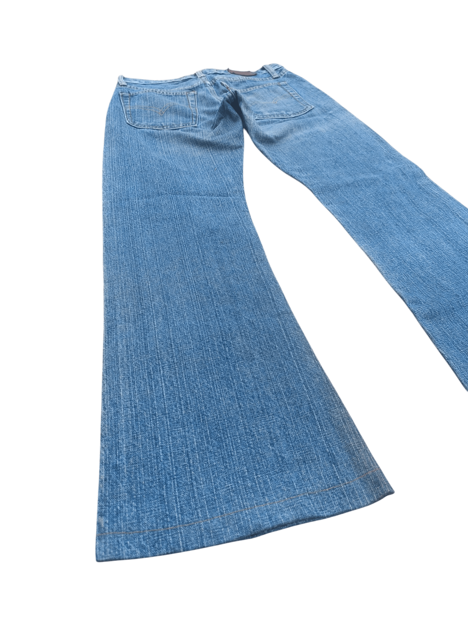 If Six Was Nine × Levi's × Vintage Vintage Levis Jeans Flare Whisker Faded Big E [E194] Size US 28 / EU 44 - 3 Thumbnail
