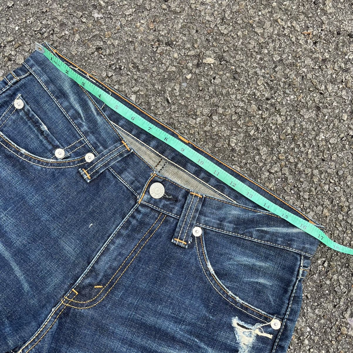 Hysteric Glamour Distressed Jeans Levis 708 Flare Paint Lowrise Denim Bootcut Size US 34 / EU 50 - 7 Thumbnail