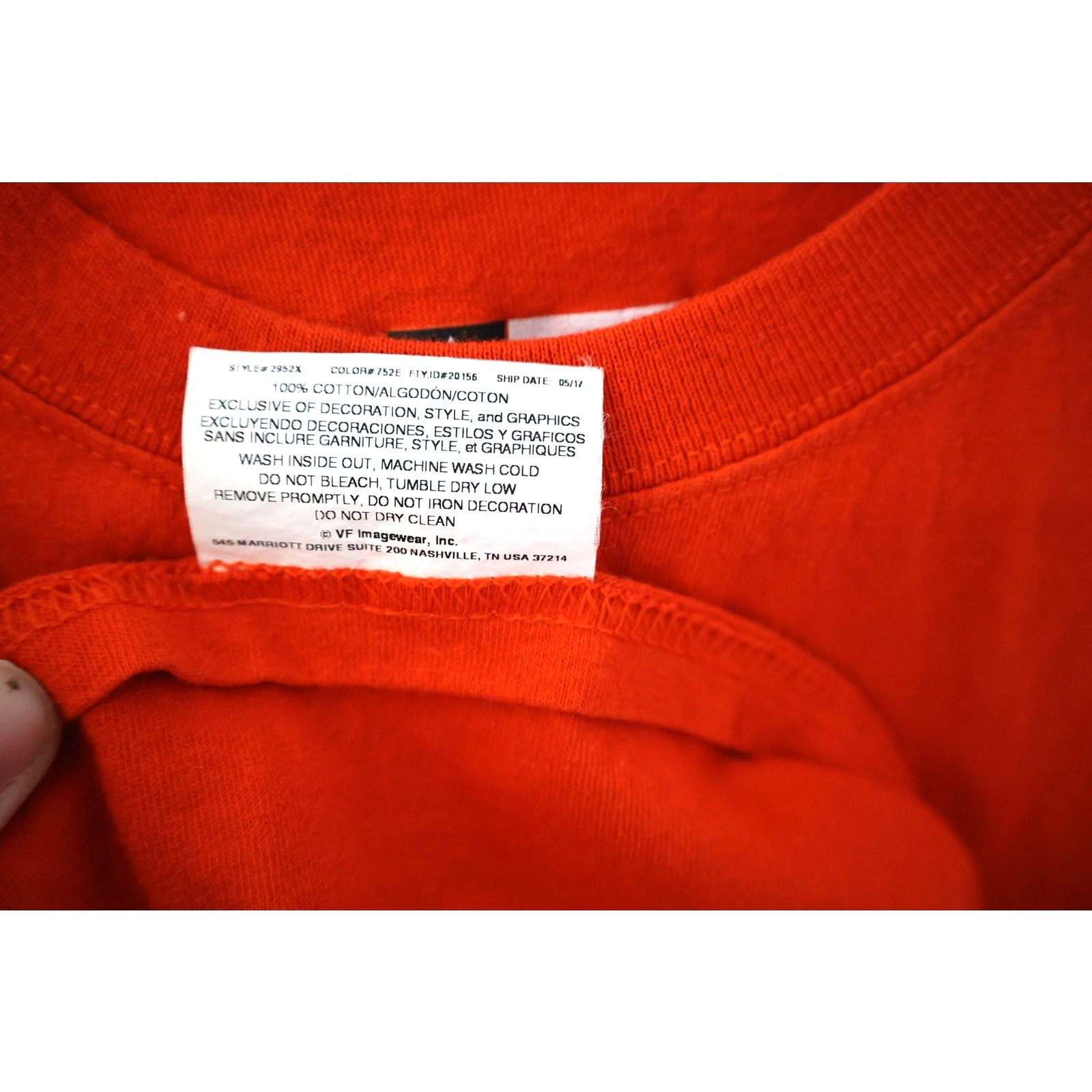 NFL NFL Team Apparel Broncos Shirt - Size Large - Orange - EUC Size US L / EU 52-54 / 3 - 4 Thumbnail