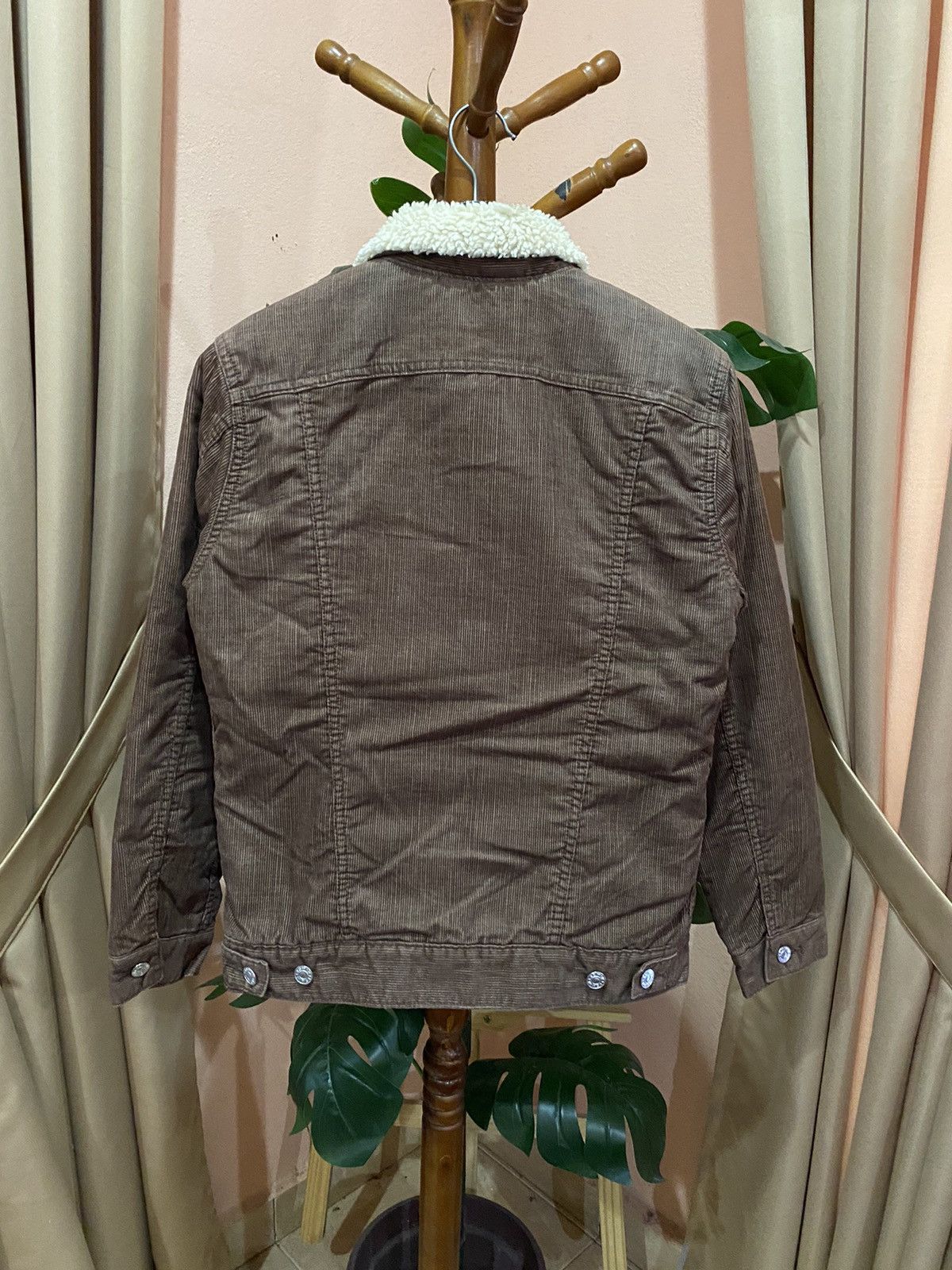 Edwin VINTAGE EDWIN SHERPA LINING CORDUROY TRUCKER JACKET Size L / US 10 / IT 46 - 7 Thumbnail