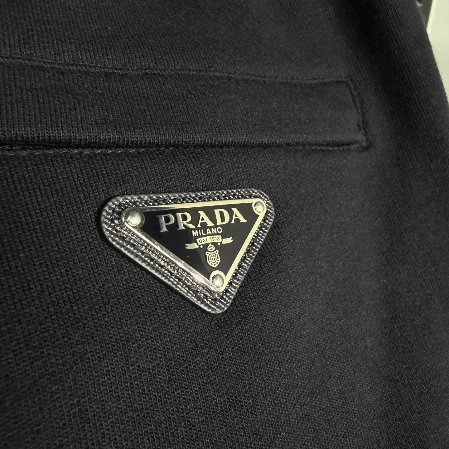 Prada Prada Lanternfish Print Combed Cotton Black L Shorts Size US 34 / EU 50 - 4 Thumbnail