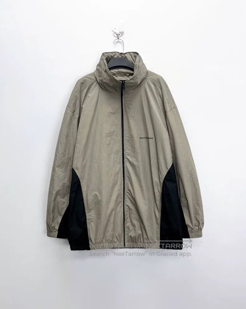 Balenciaga Balenciaga Red Zip-up Logo Track Jacket Windbreaker