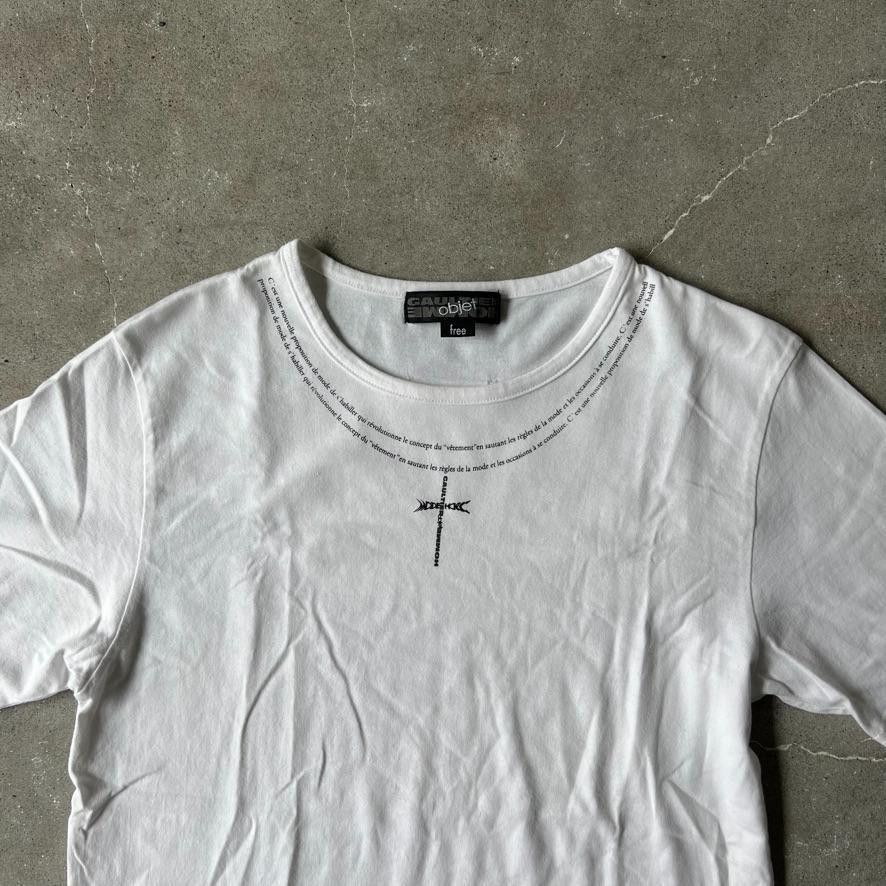 Jean Paul Gaultier Trompe-l'œil Cross Necklace Tee Size US S / EU 44-46 / 1 - 3 Thumbnail