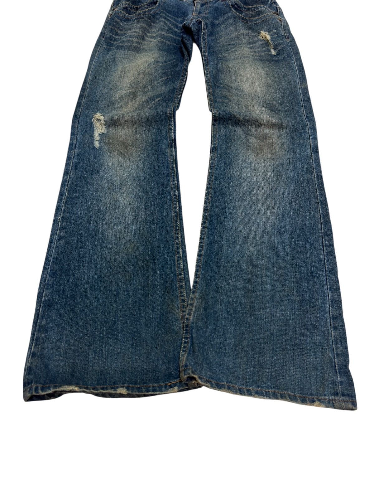 Hysteric Glamour FLARE ROOT THREE CLAW MARK DISTRESSED DOUBLE POCKET DENIM Size US 32 / EU 48 - 6 Thumbnail