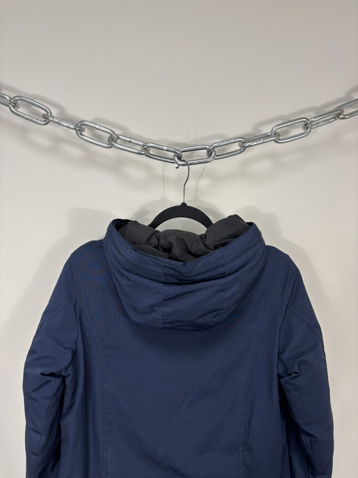 Woolrich Woolen Mills Woolrich Women’s Blue Hooded Down Puffer Jacket Parka Coat Size XS / US 0-2 / IT 36-38 - 21 Thumbnail