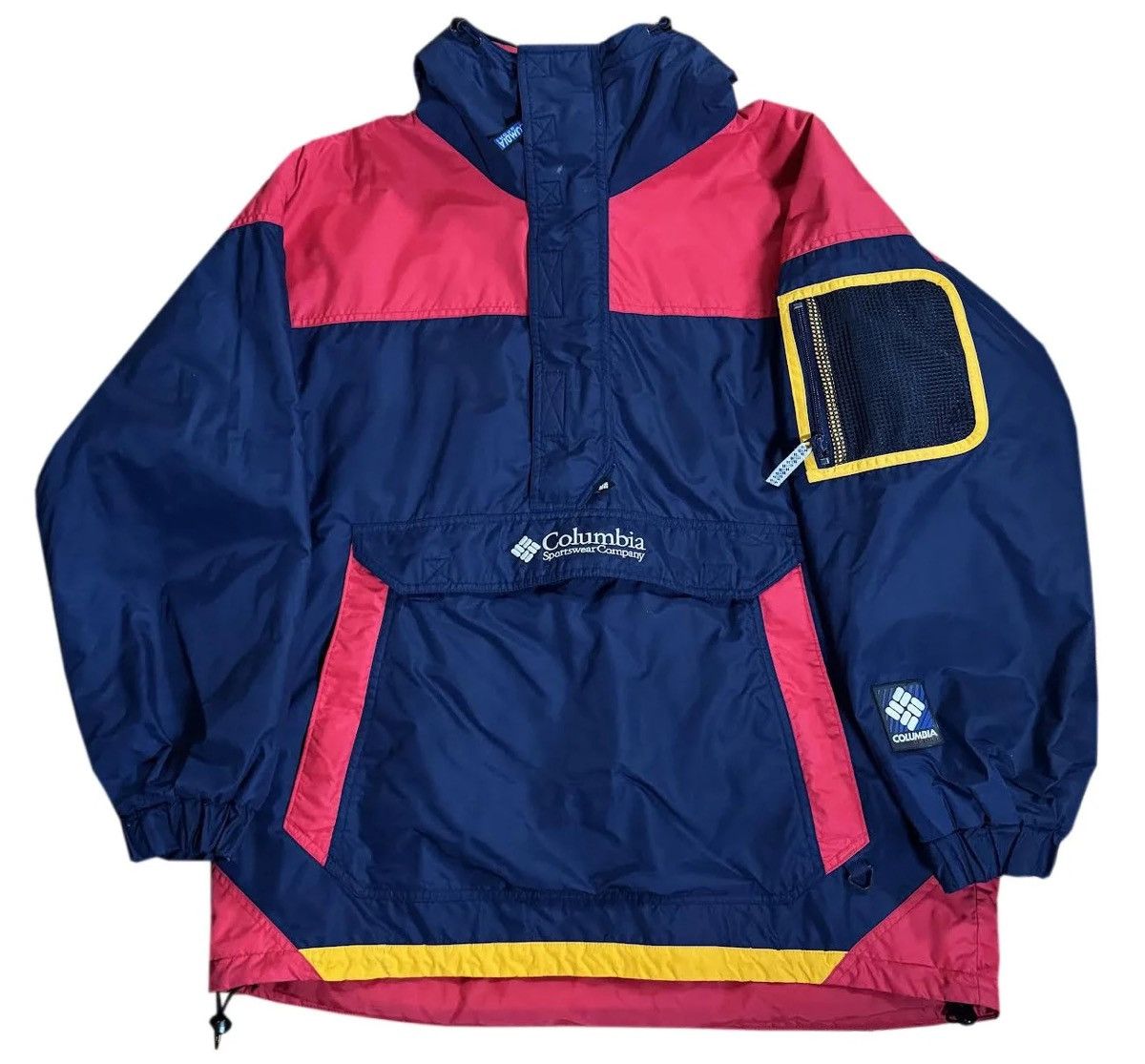 Columbia Vintage Columbia Sport Pullover Navy / Red Jacket (Size L) Size US L / EU 52-54 / 3 - 1 Thumbnail