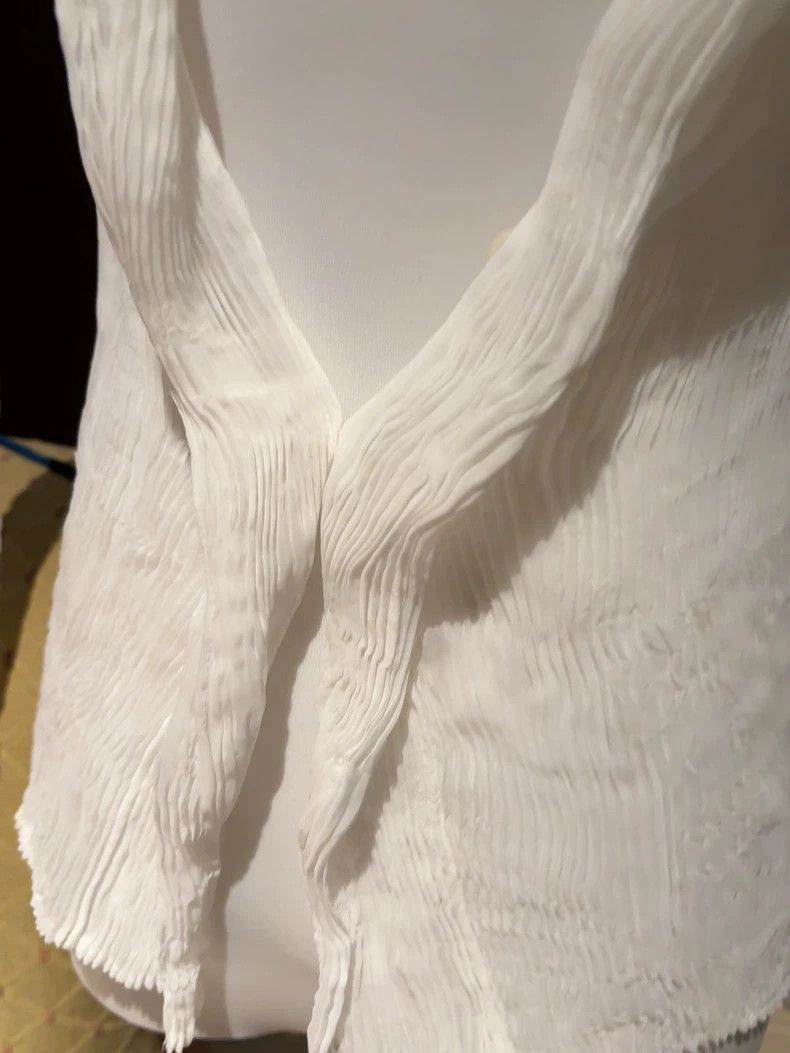 Issey Miyake issey miyake White thin cardigan Size M / US 6-8 / IT 42-44 - 2 Thumbnail