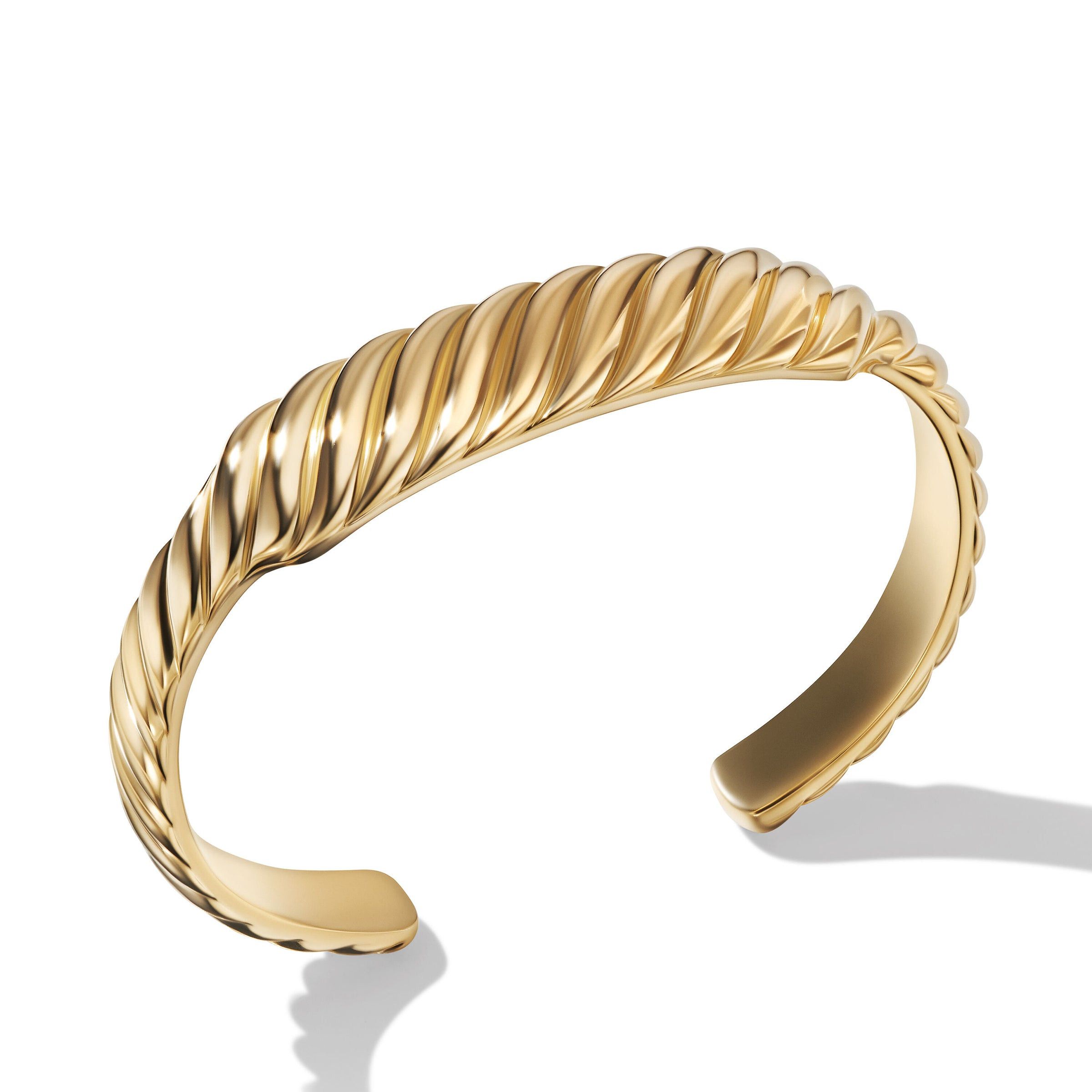 David Yurman o1w1db10325 B17340 Bracelet in 18K Yellow Gold & 13mm Size ONE SIZE - 2 Thumbnail