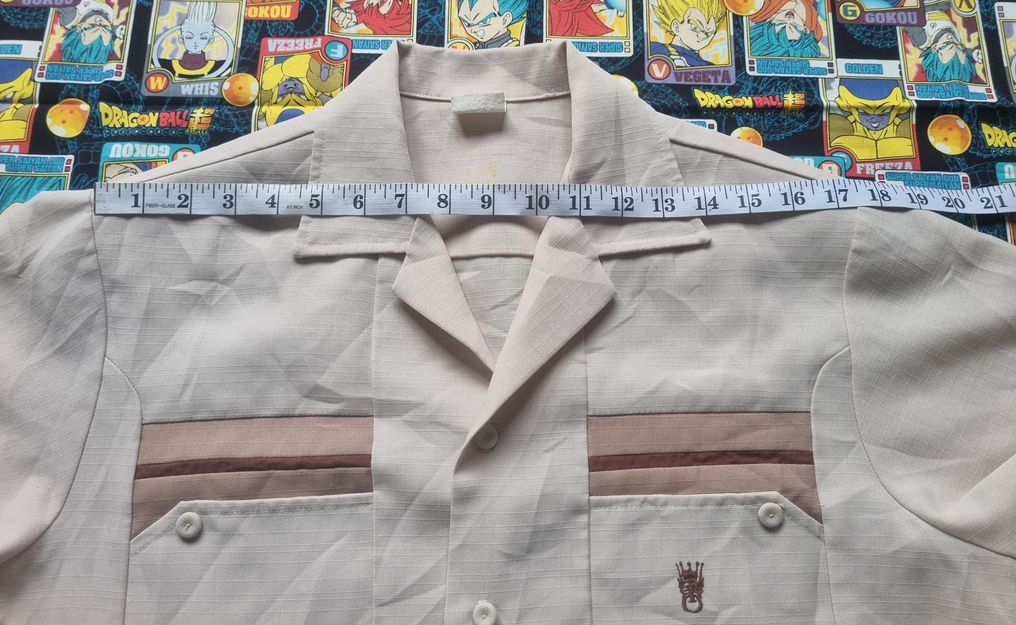IOLANI Vtg 70s Iolani Executive Beige Hawaiian Cabana Rocky Shirt L Size US L / EU 52-54 / 3 - 5 Thumbnail