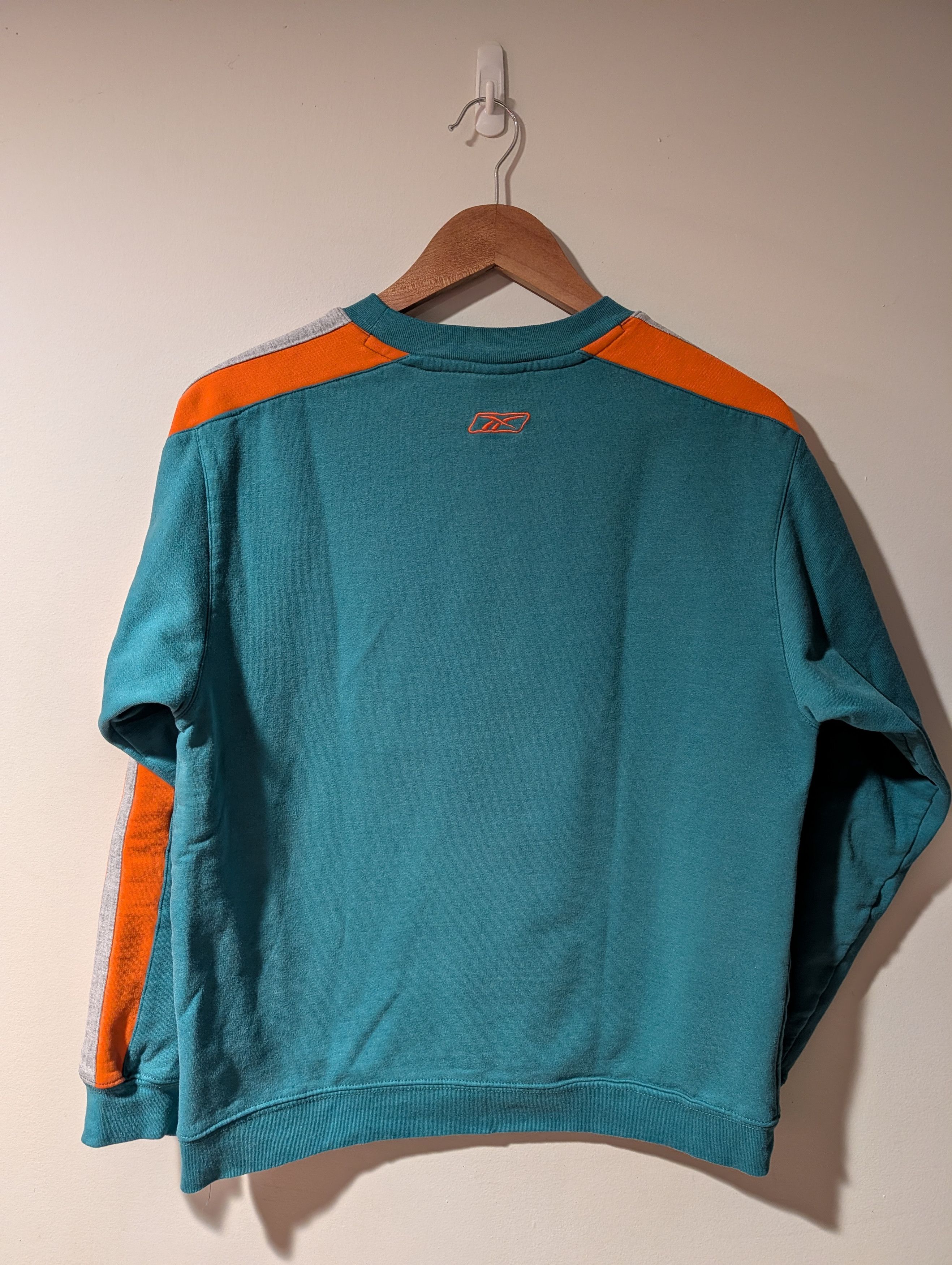 NFL Vintage 90s Miami Dolphins NFL Reebok Boys XL Sweatshirt Size US XL / EU 56 / 4 - 4 Thumbnail