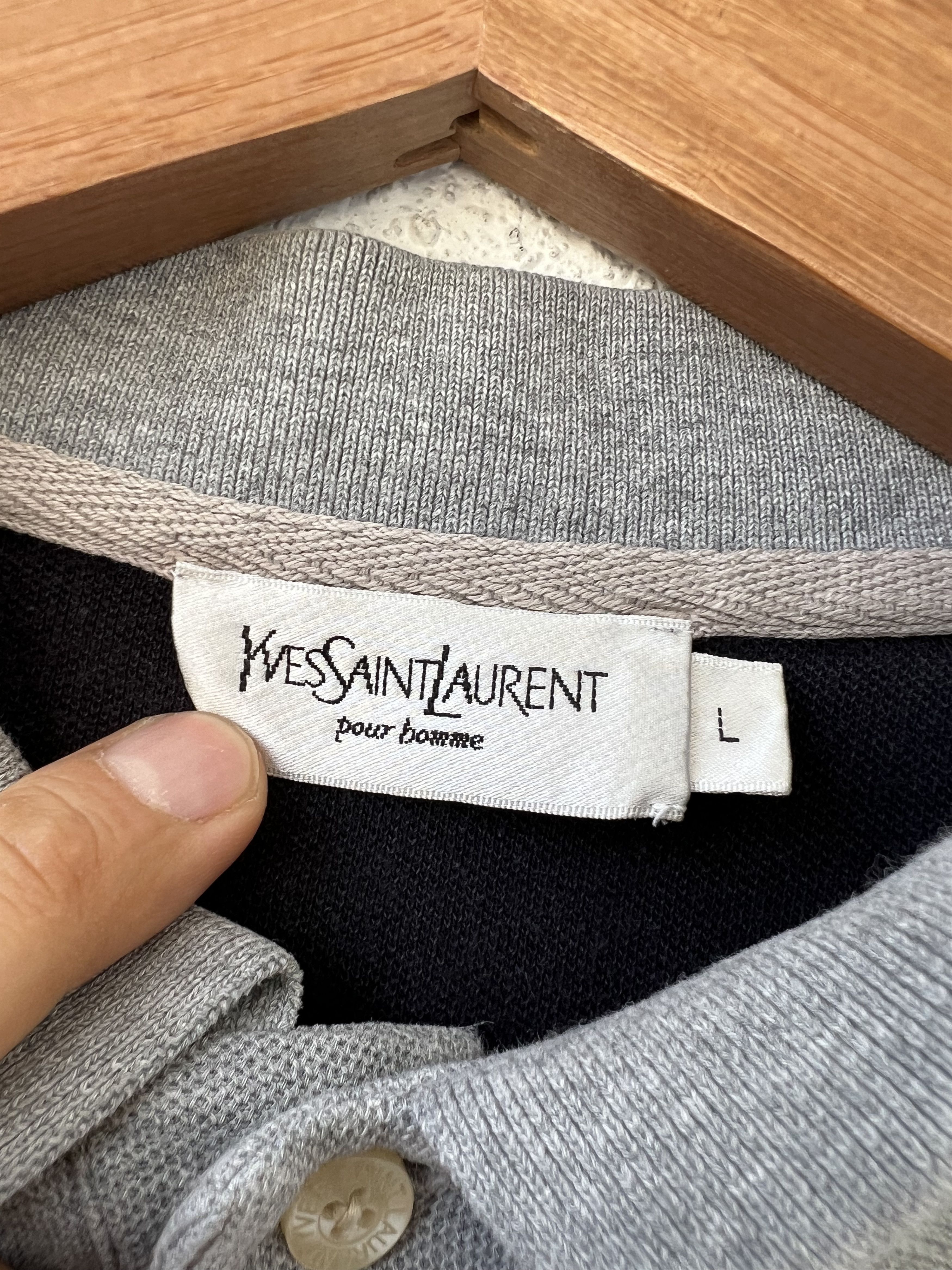 Yves Saint Laurent Yves Saint Laurent Polo Shirt L Size US L / EU 52-54 / 3 - 3 Thumbnail
