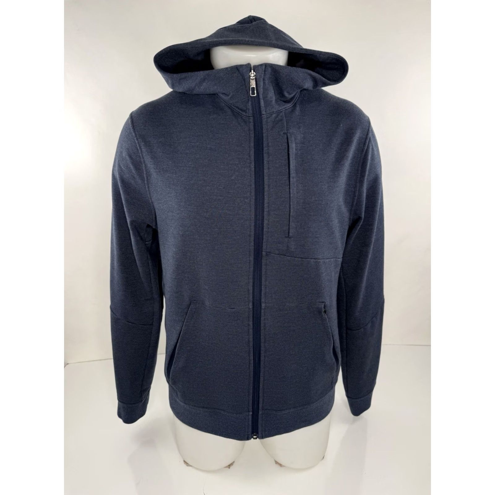 Lululemon LULULEMON Mens Zip Hoodie Jacket Hoodie Blue M Mens Zip Hoodie Jacket Blue Size US M / EU 48-50 / 2 - 2 Thumbnail