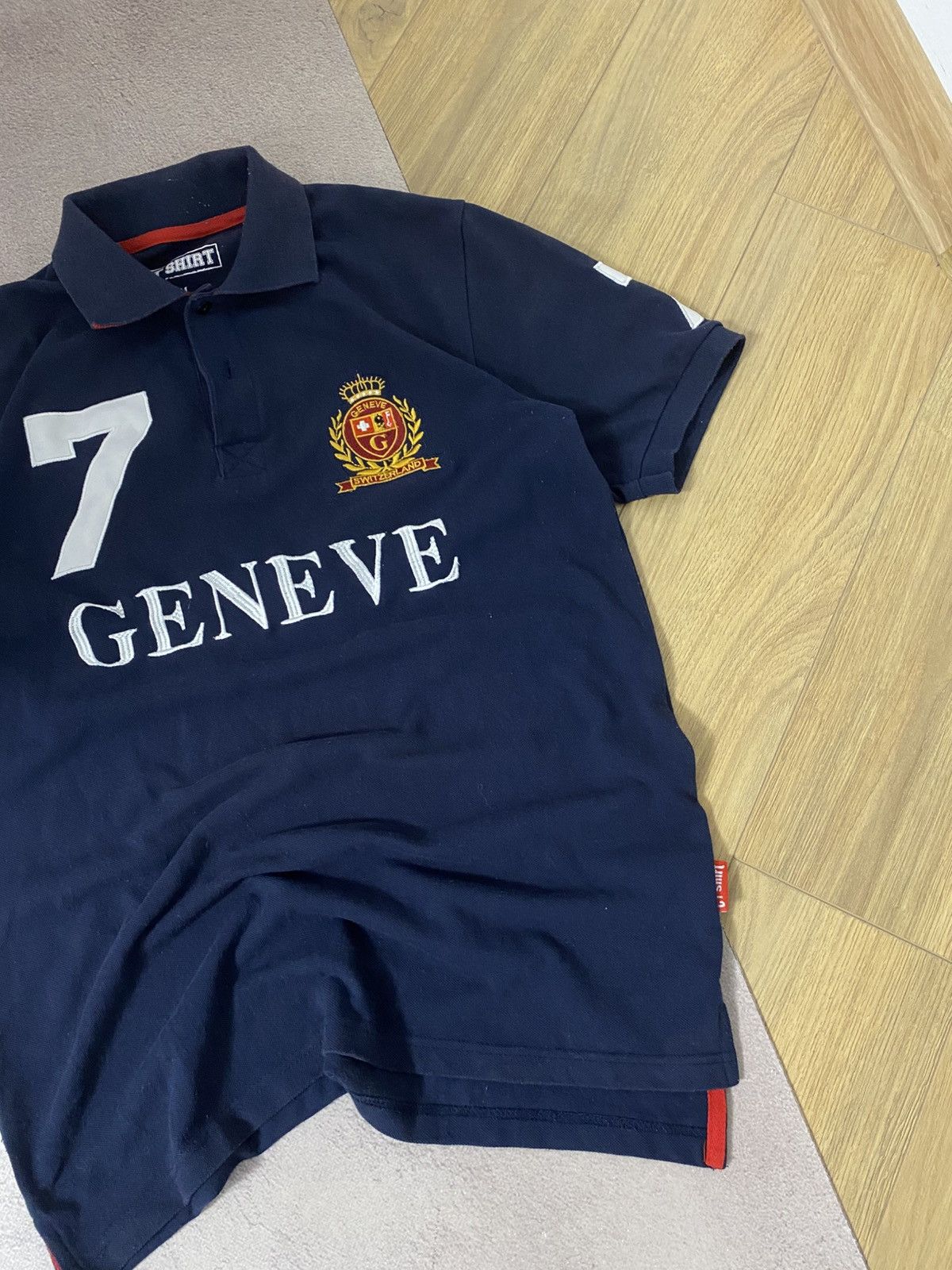 Japanese Brand × Vintage Polo Ralph Like Geneva Switzerland rugby polo jersey Size US M / EU 48-50 / 2 - 3 Thumbnail