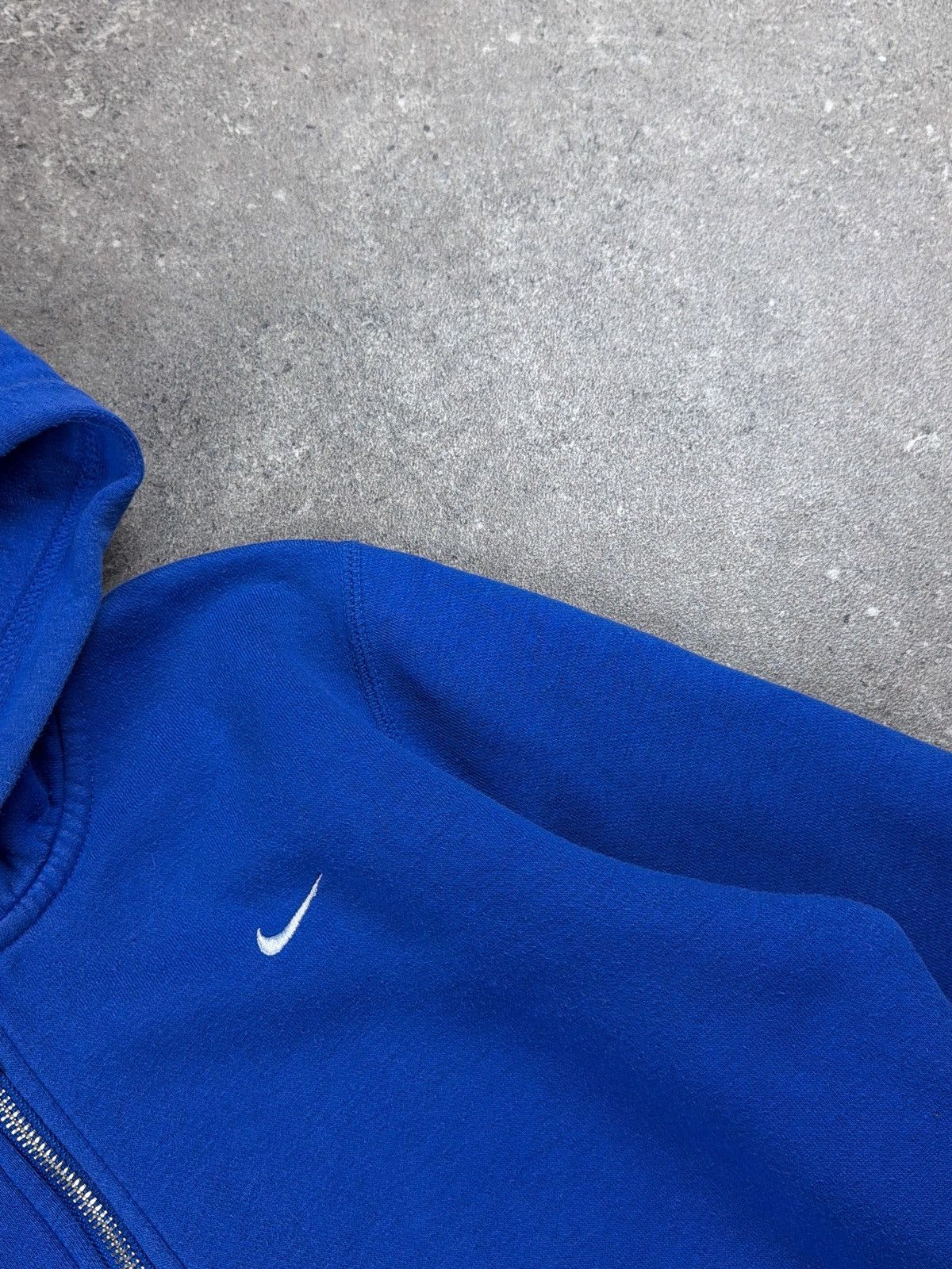 Nike 00s Nike blue zip hoodie Size US M / EU 48-50 / 2 - 2 Thumbnail
