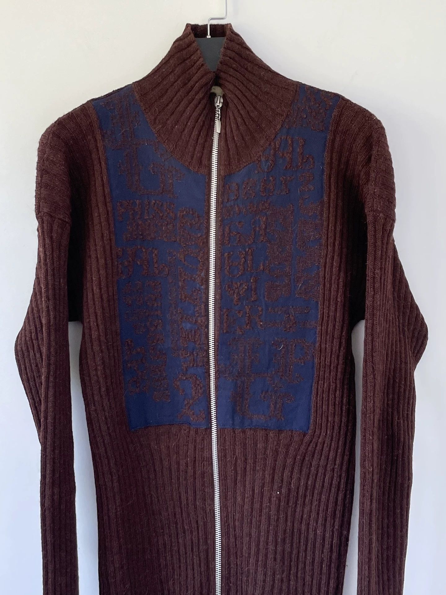 Jean Paul Gaultier Jean Paul Gaultier Alpaca Knit Sweater L Slim Lampo Zipper Size US L / EU 52-54 / 3 - 4 Thumbnail
