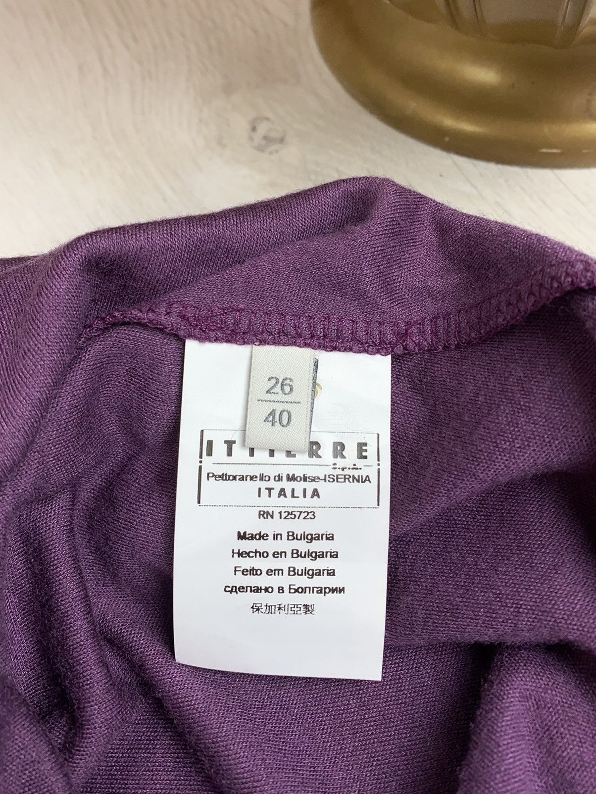 Pierre Balmain Pierre Balmain Womens Long Sleeve Purple Dress Size IT 40 Size S / US 4 / IT 40 - 8 Thumbnail