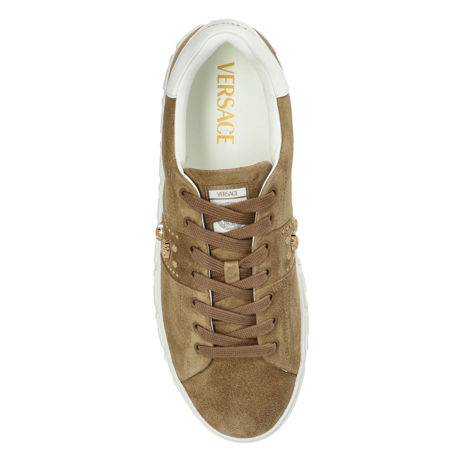 Versace VERSACE Brown Suede Sneakers New And Authentic (Men's size:U Size US 6 / EU 39 - 4 Thumbnail