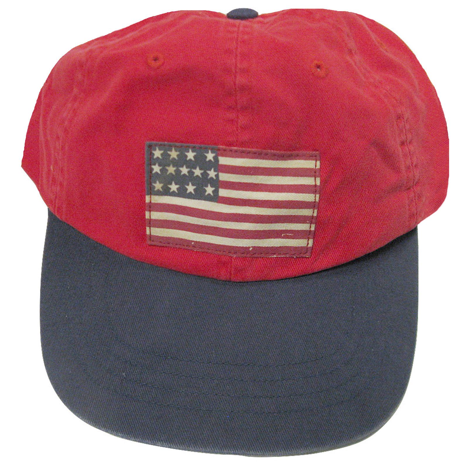 Polo Ralph Lauren NEW RARE Vintage Polo Ralph Lauren Baseball Hat US Flag Red Size ONE SIZE - 1 Thumbnail