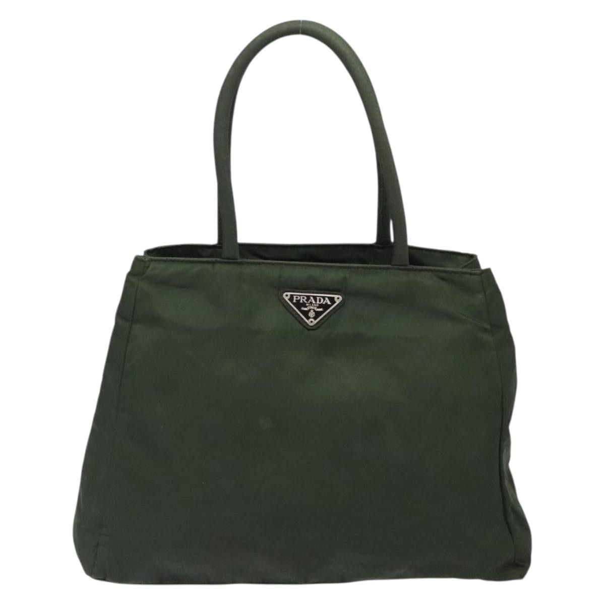Prada PRADA Tote Bag Nylon Khaki Silver Size ONE SIZE - 2 Thumbnail