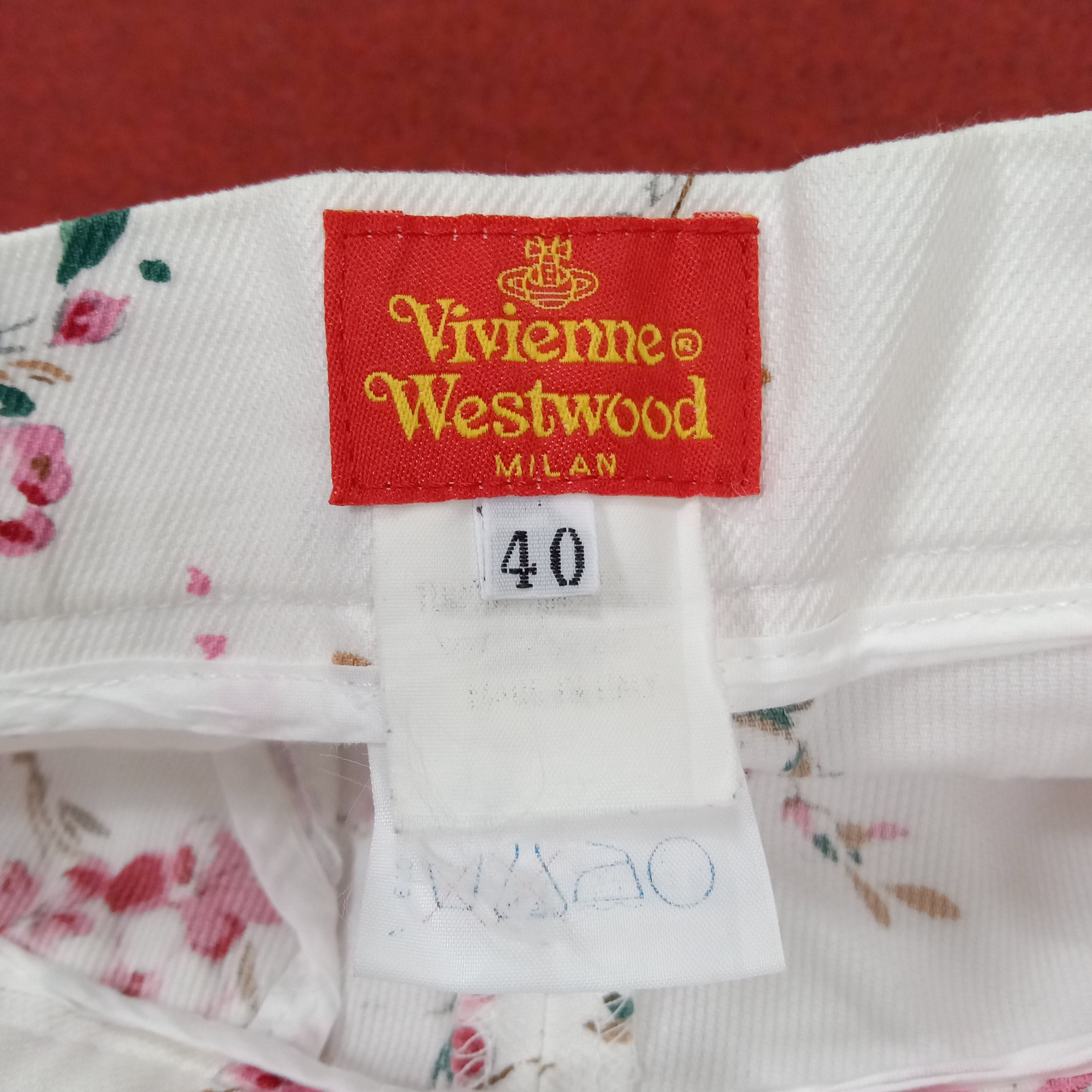 Designer × Vintage × Vivienne Westwood Vivienne Westwood Fashion Flowers Design Style Pants Size 24" / US 00 / IT 34 - 12 Thumbnail