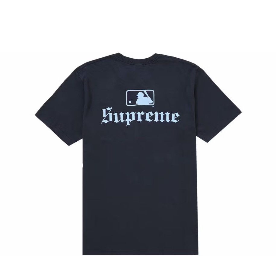 MLB × Supreme Supreme MLB Teams NY Tee - Navy Size US M / EU 48-50 / 2 - 2 Thumbnail