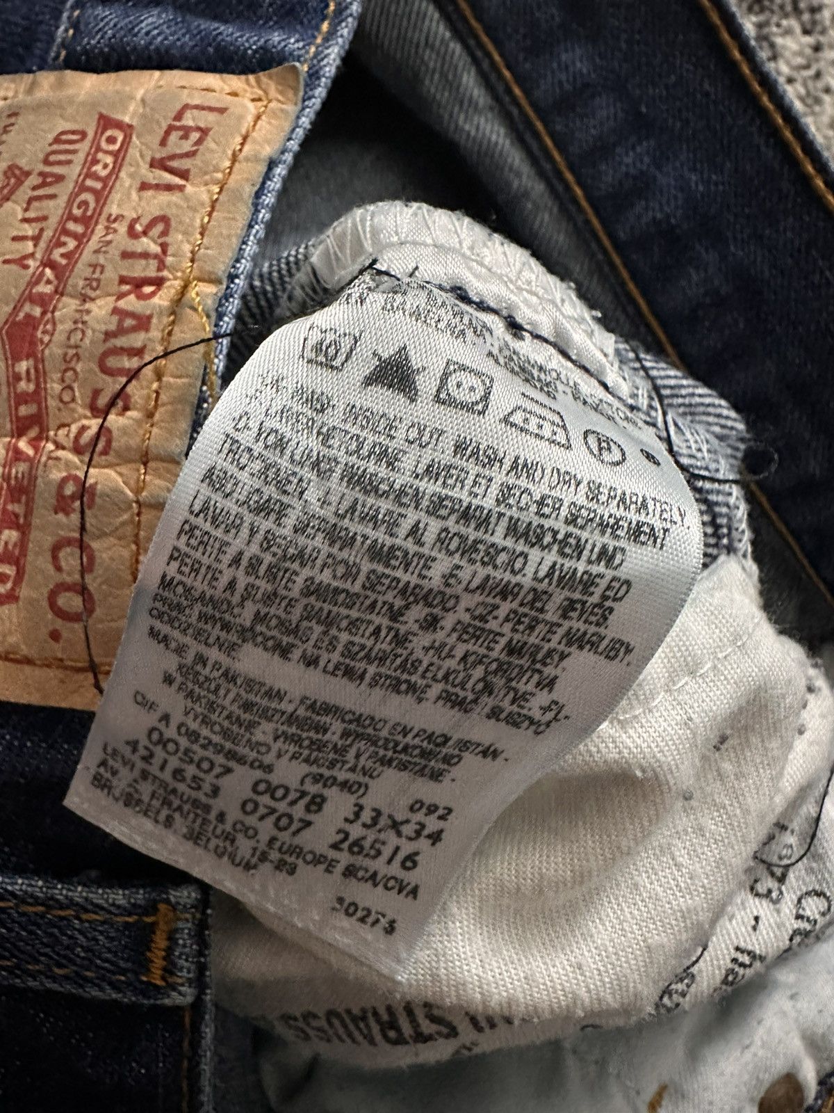 Levi's Levis 207 Handmade Rare Denim Jeans Levi’s Size US 33 - 7 Thumbnail