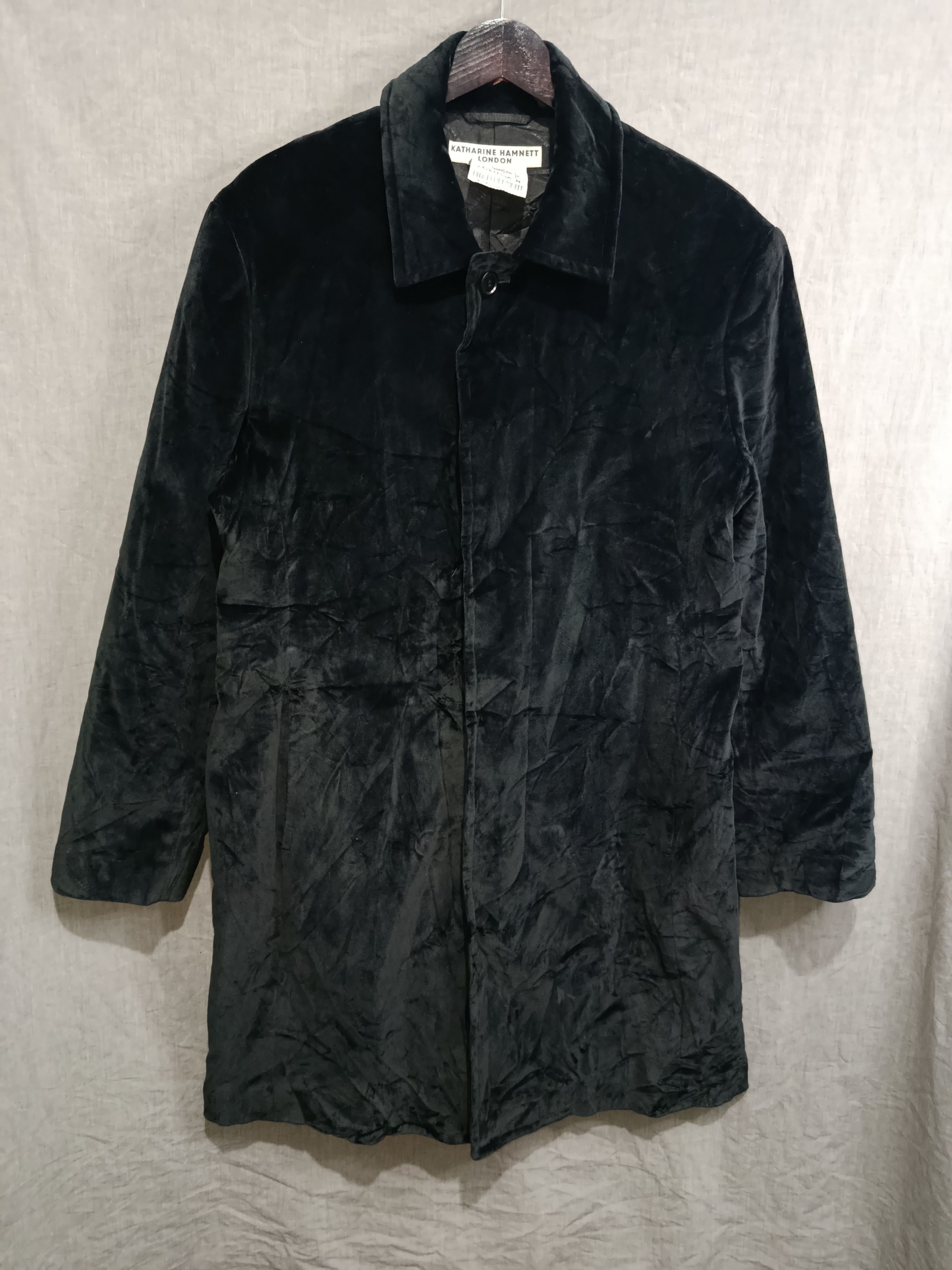 Katharine Hamnett London Katharine hamnett london black velvet coat Size M / US 6-8 / IT 42-44 - 1 Thumbnail