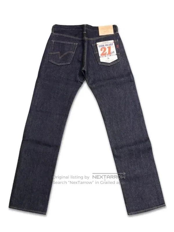 Iron Heart Iron Heart Straight-leg red-eared cycling jeans Size US 30 / EU 46 - 2 Thumbnail