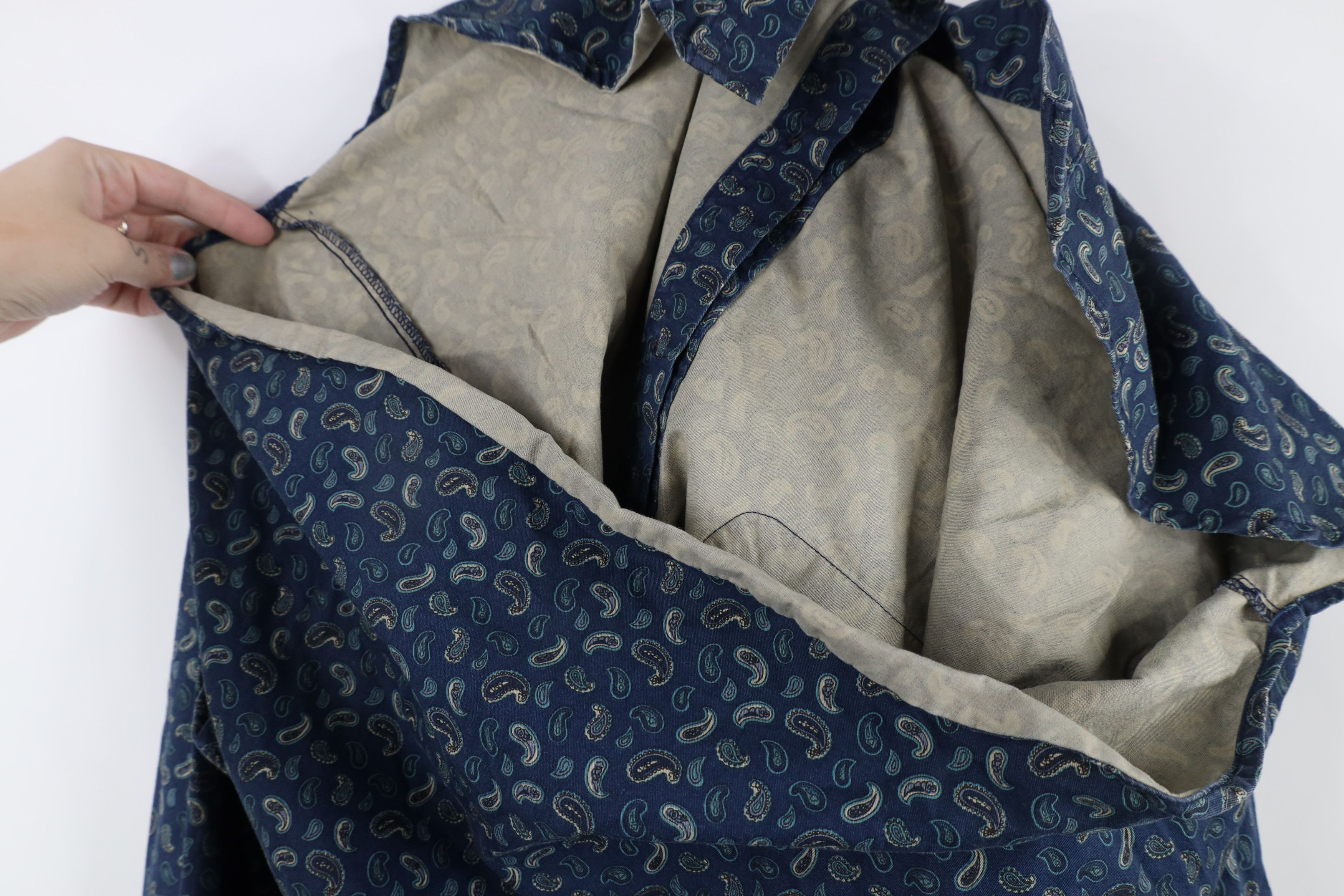 Vintage Vintage 90s Streetwear All Over Print Button Down Shirt Size US L / EU 52-54 / 3 - 6 Thumbnail