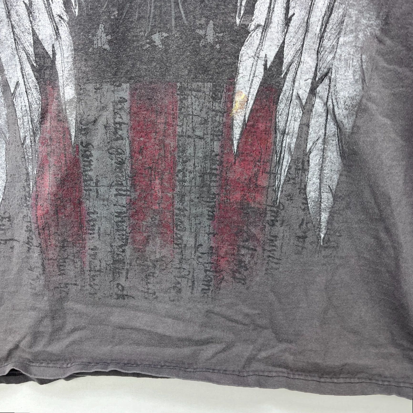 Vintage VINTAGE MMA Elite Shirt Mens XL Gray 90s Skull Alien Faded T Shirt Size US XL / EU 56 / 4 - 4 Thumbnail