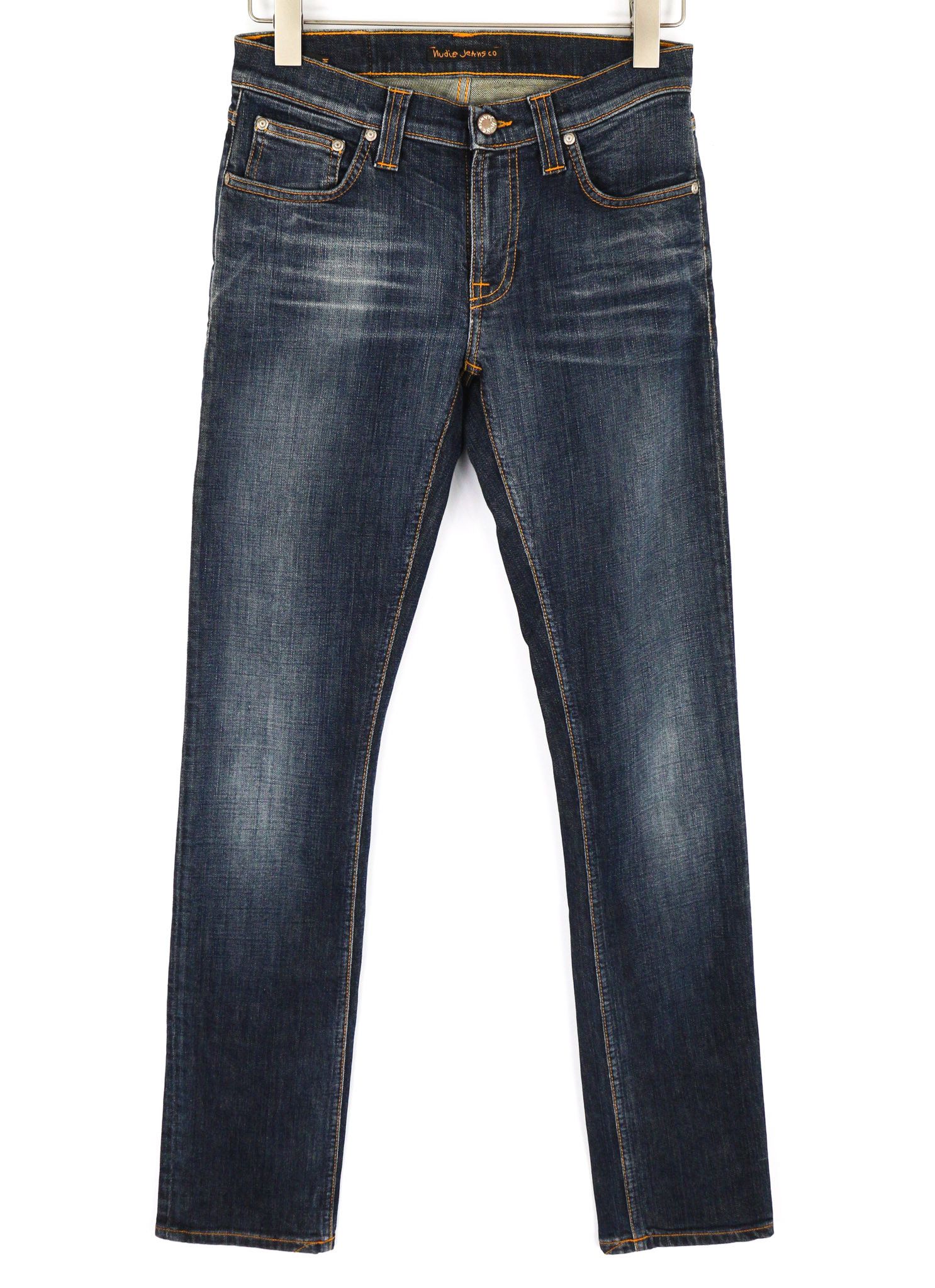 Nudie Jeans TUBE KELLY W28/L34 Midnight Blue Zip Washed Slim 81931 Size US 28 / EU 44 - 1 Thumbnail