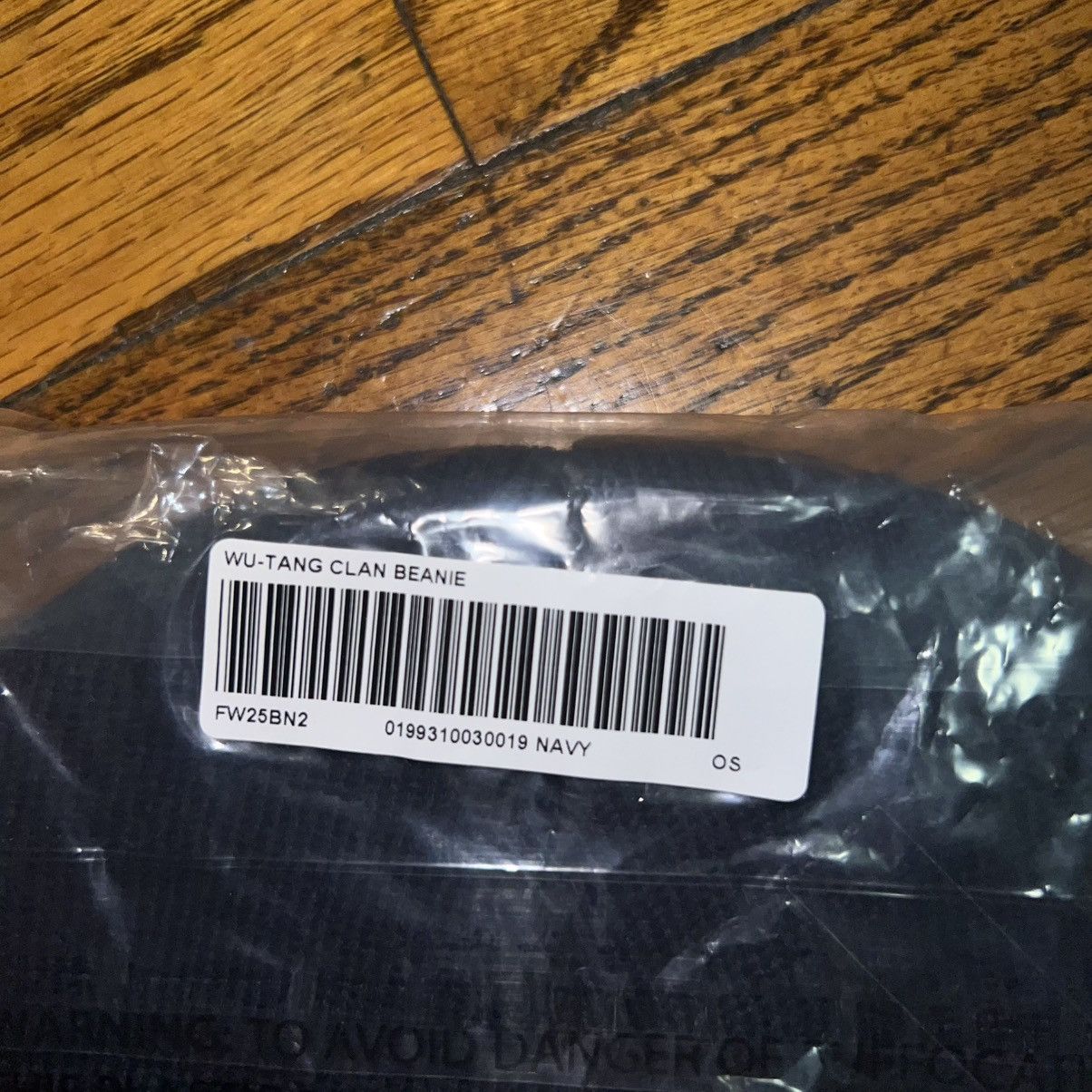 Supreme In-Hand Supreme Wu Tang Clan Beanie Navy Size: One Size Size ONE SIZE - 6 Thumbnail