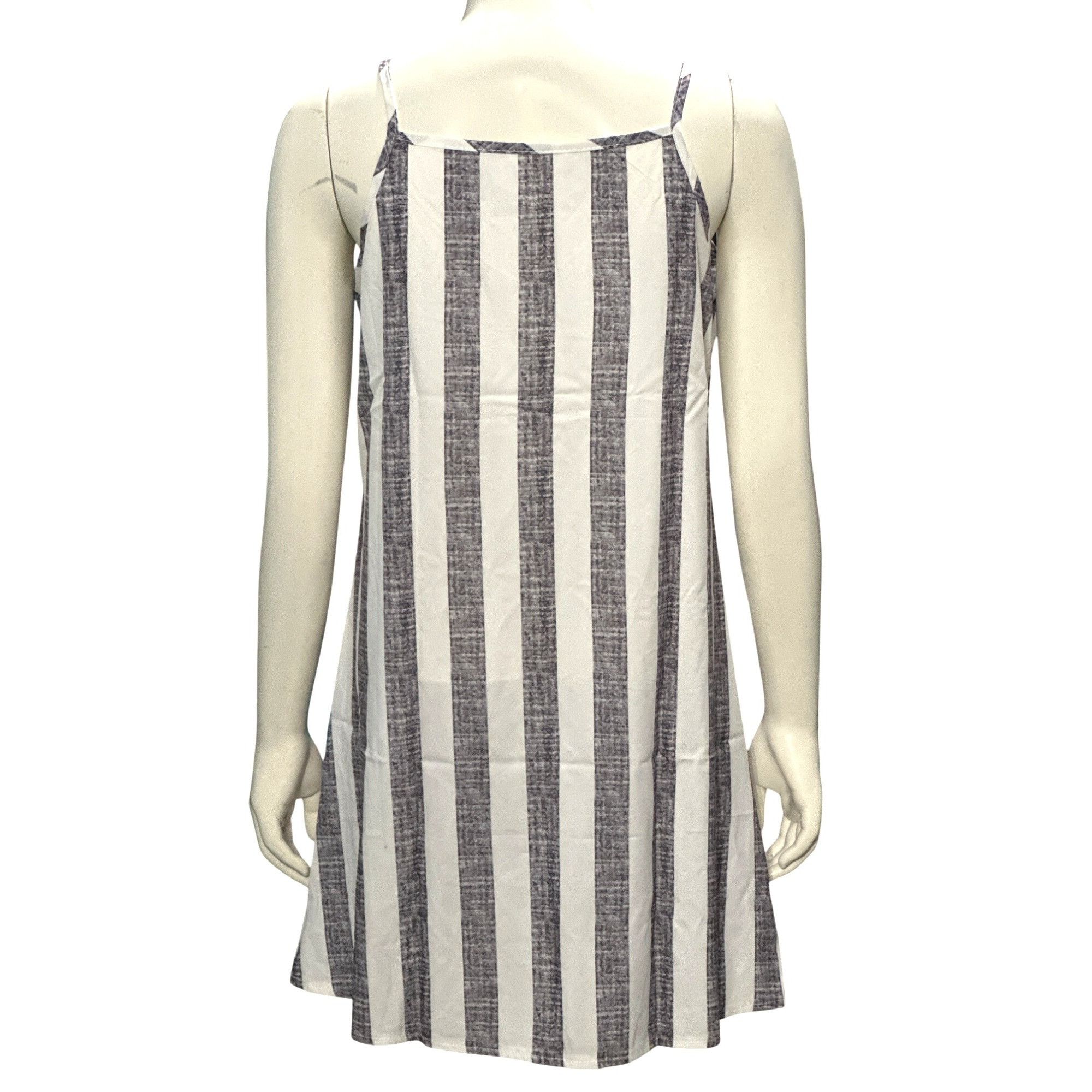 Other CCC Black White Striped A Line Sleeveless Spaghetti Straps S Size S / US 4 / IT 40 - 3 Thumbnail