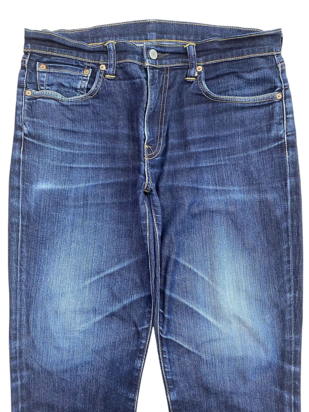 Levi's Levi’s Whiskers Dark Wash Style Light Jeans Size US 34 / EU 50 - 2 Thumbnail