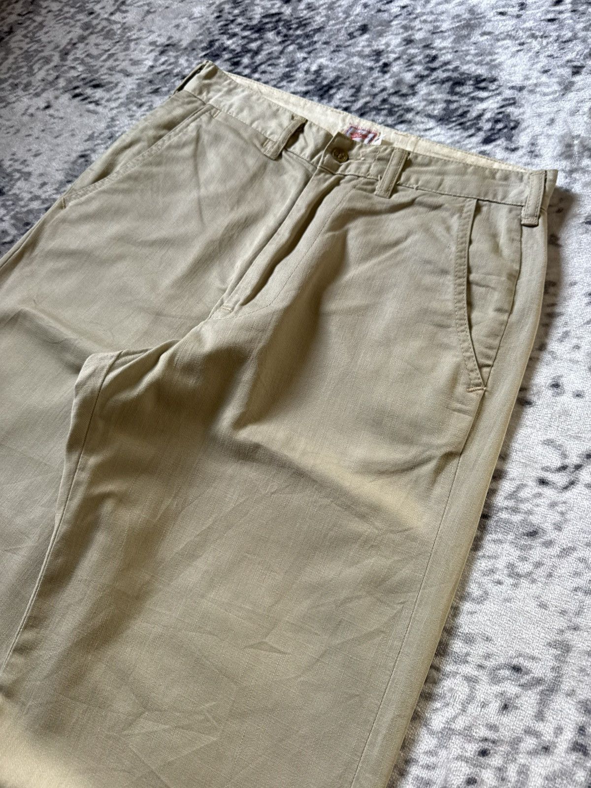 45rpm Vintage 45Rpm Japan Beige Sand Loose Chino pants Size US 29 - 5 Thumbnail