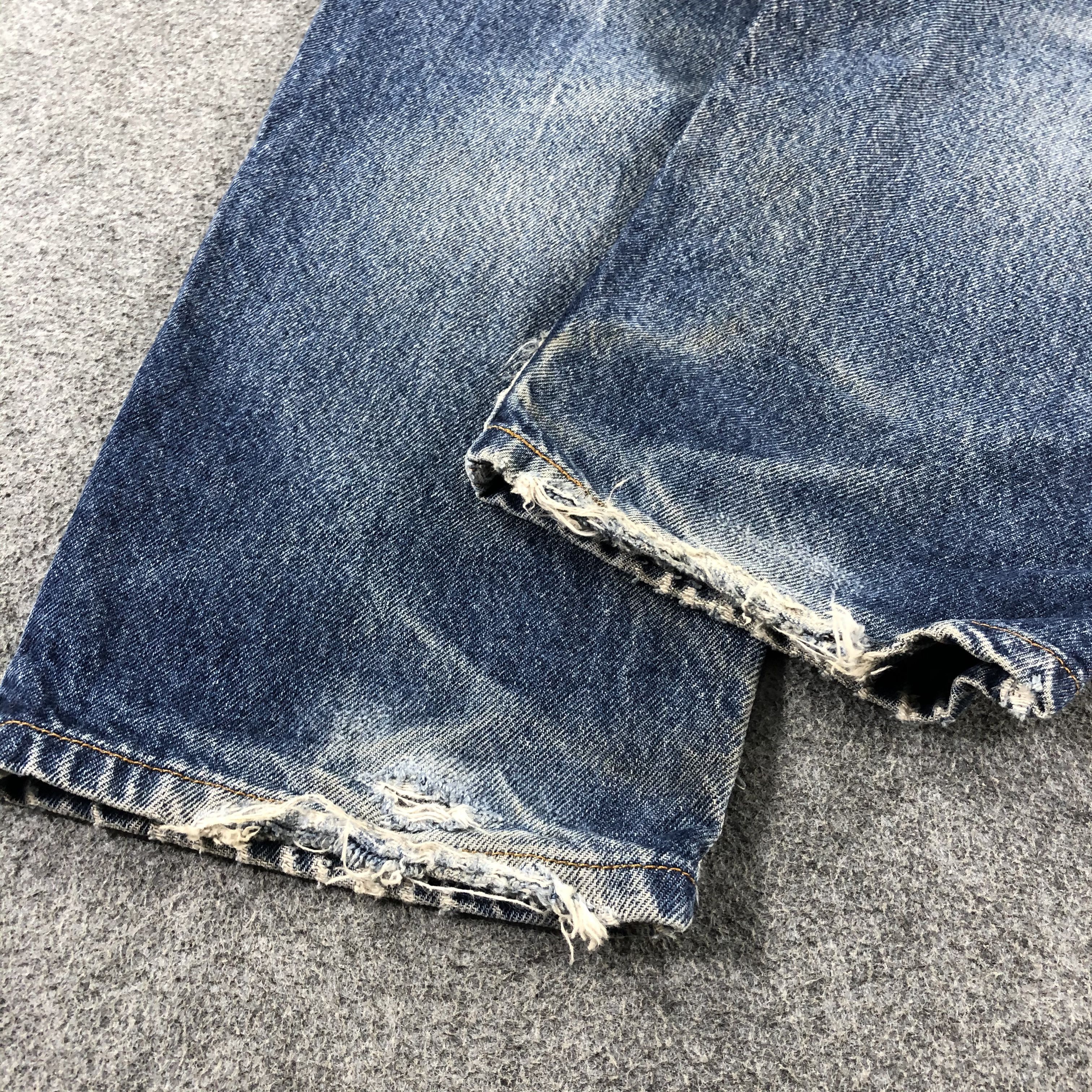 Levi's 90s Vintage Blue Wash Levis 550 Jeans-J2545 Size US 34 / EU 50 - 6 Thumbnail
